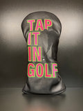 Tap It In! Silhouette Golfer Headcover - Black Girl Golf