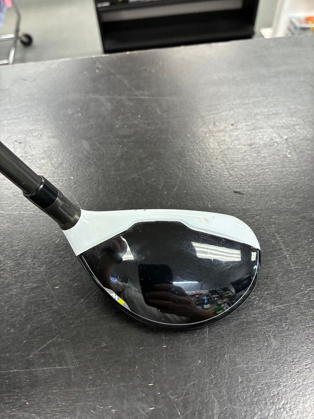 TaylorMade M2 4 Hybrid Right Hand Stiff Flex (Used) - Black Girl Golf