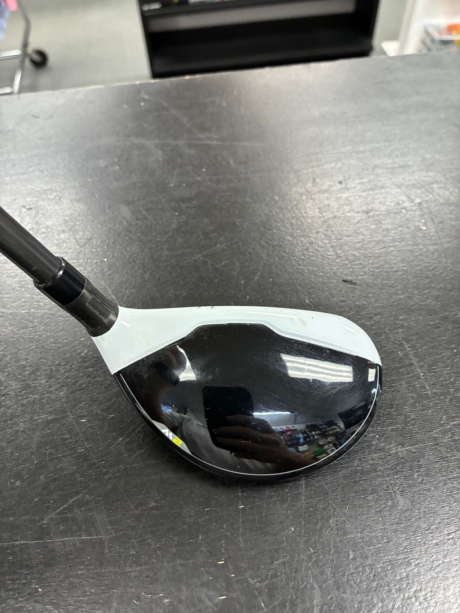 TaylorMade M2 4 Hybrid Right Hand Stiff Flex (Used) - Black Girl Golf
