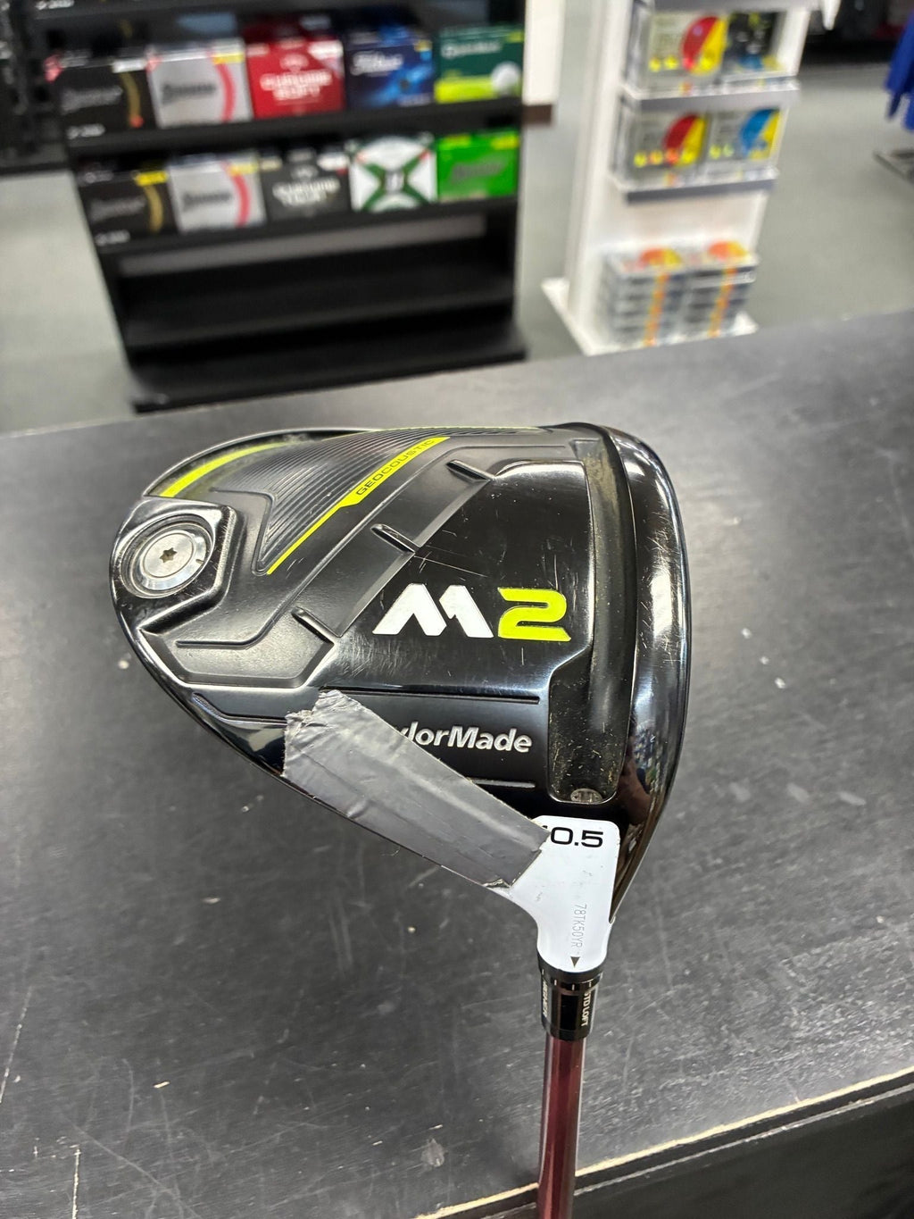 TaylorMade M2 Driver Right Hand 10.5° Stiff Flex (Used) - Black Girl Golf