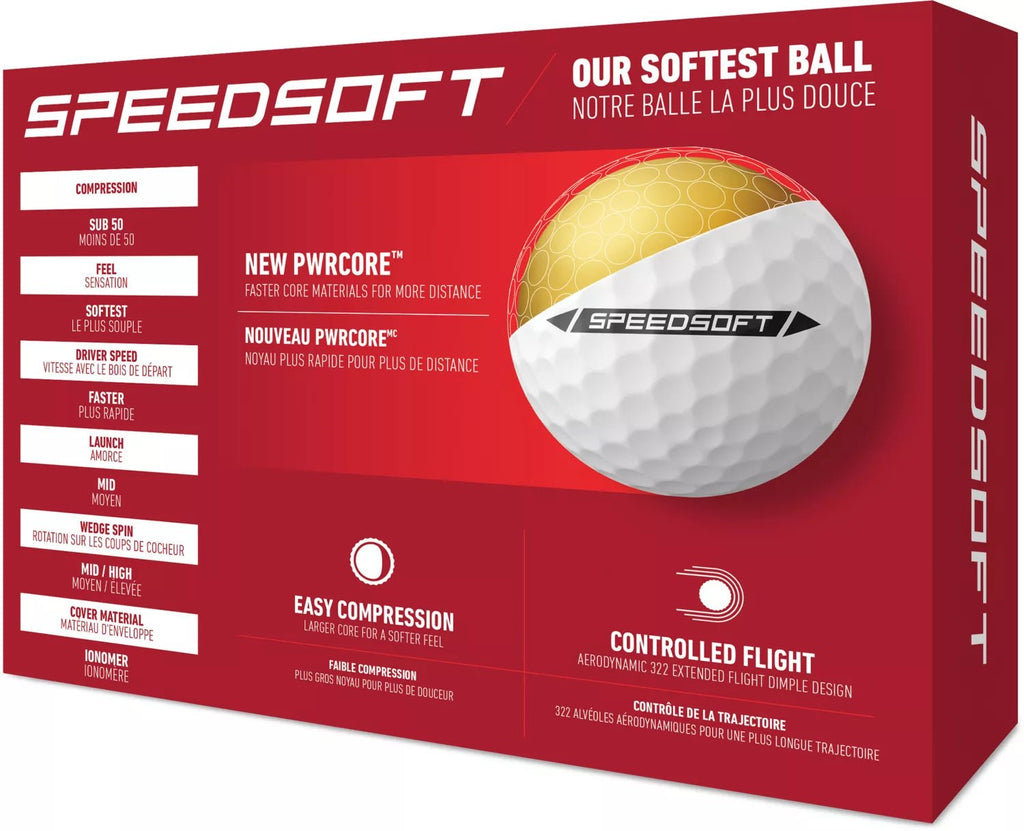 TaylorMade SpeedSoft Golf Balls - Black Girl Golf