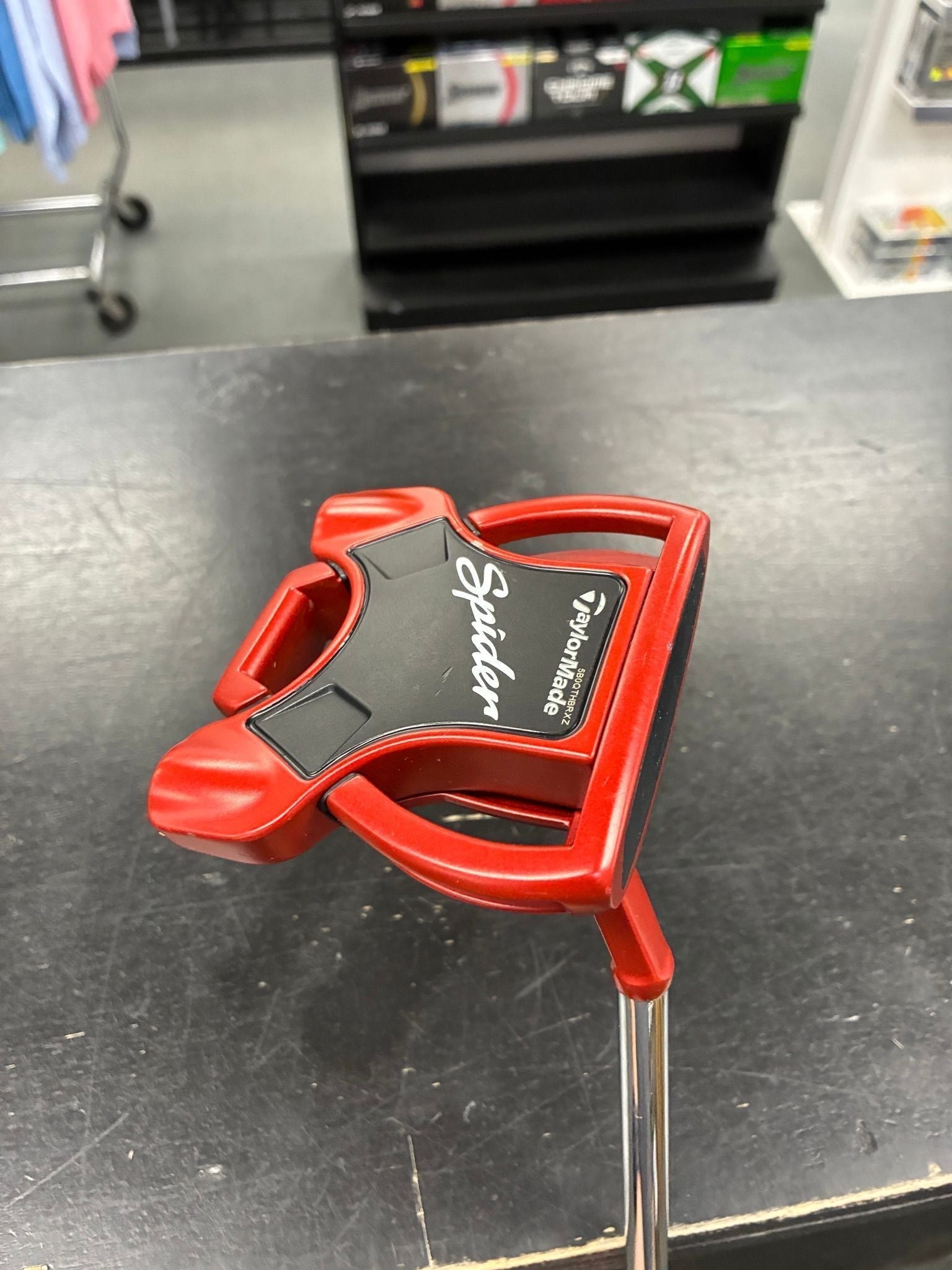 TaylorMade Spider Red Small Slant Right Hand Putter 34" (Used) - Black Girl Golf
