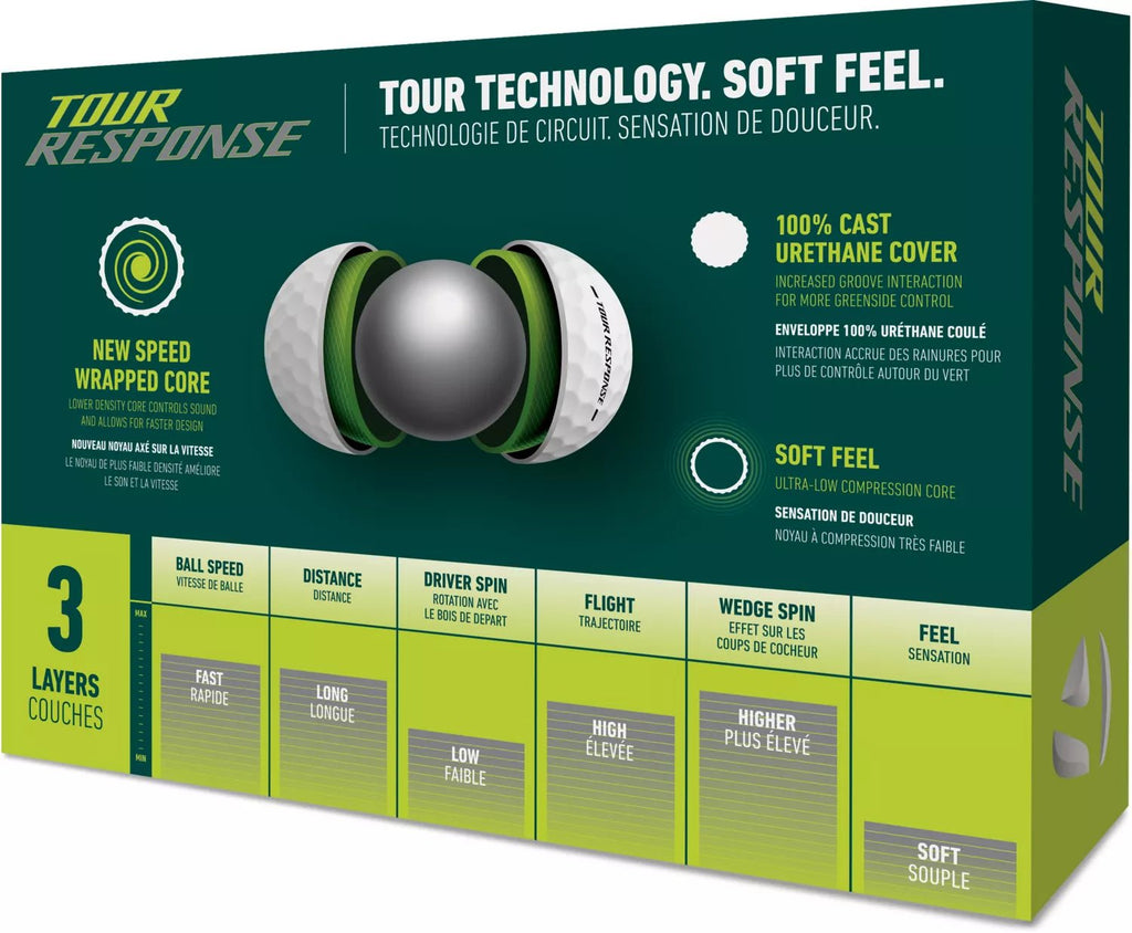 TaylorMade Tour Response Golf Balls - Black Girl Golf