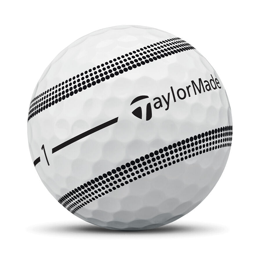 TaylorMade TP5 Stripe Golf Balls - Black Girl Golf