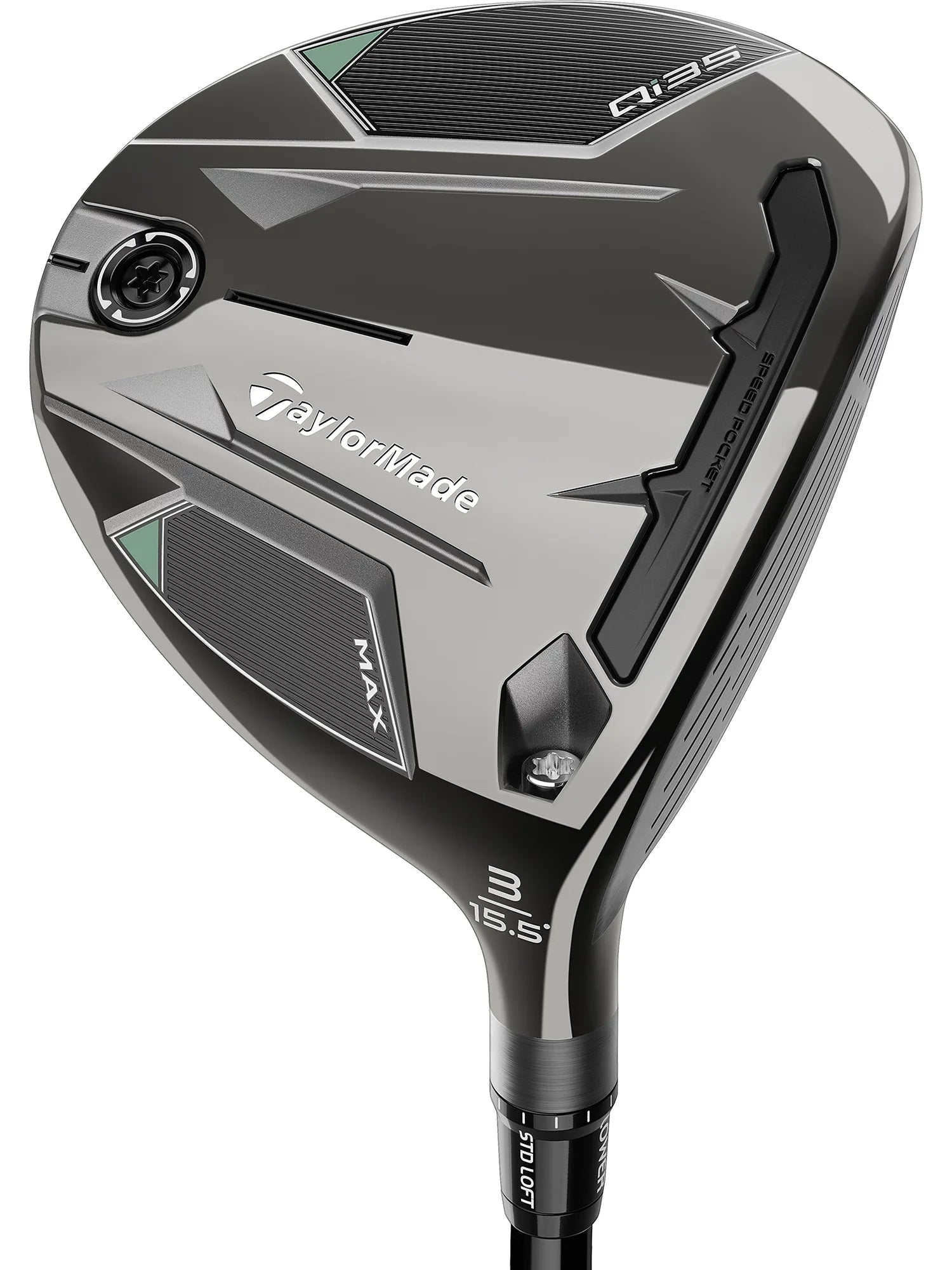 TaylorMade Women's Qi35 Max Fairway Wood - Black Girl Golf