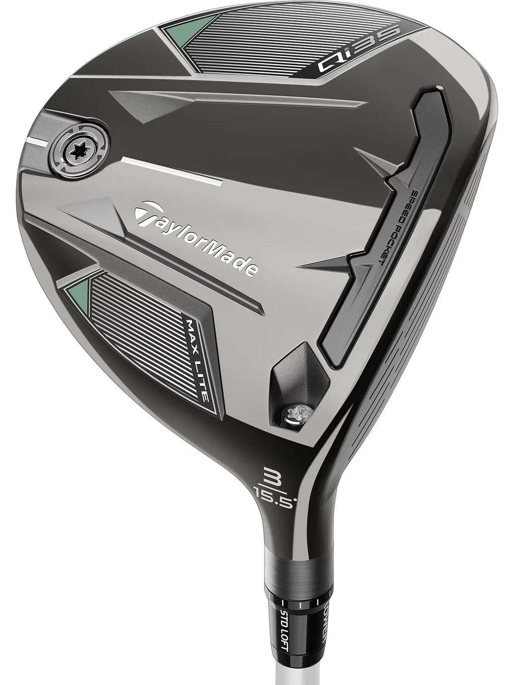 TaylorMade Women's Qi35 Max Lite Fairway Wood - Black Girl Golf