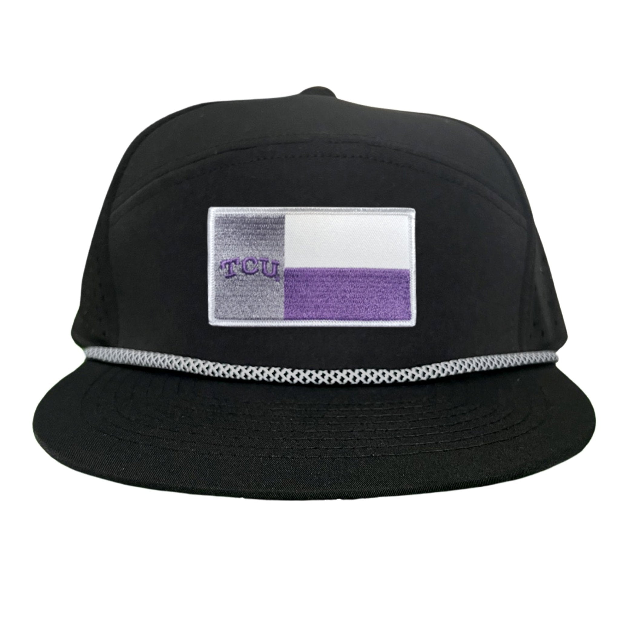 TCU Rectangle State Flag / Hats / 263 - Black Girl Golf