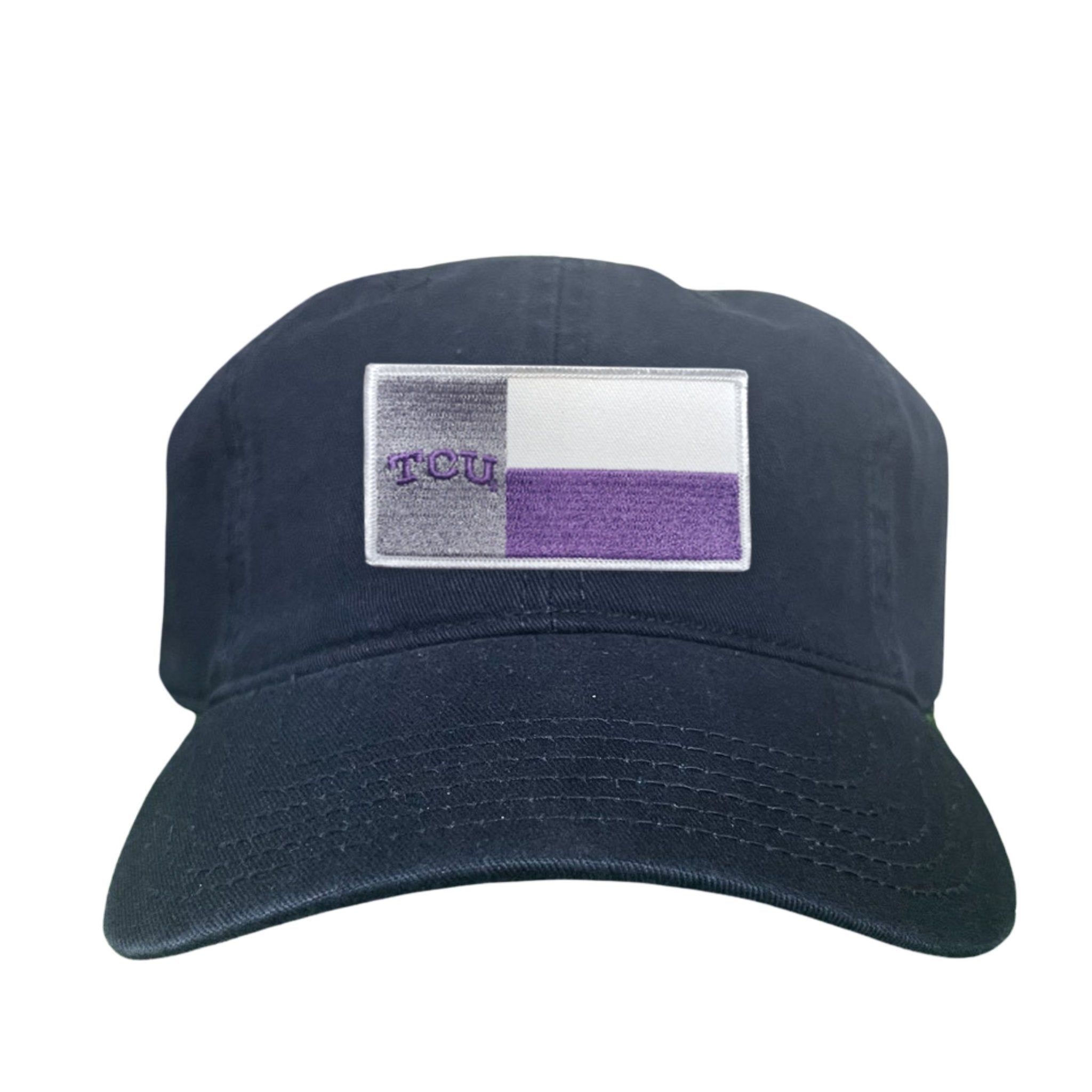TCU Rectangle State Flag / Hats / 263 - Black Girl Golf