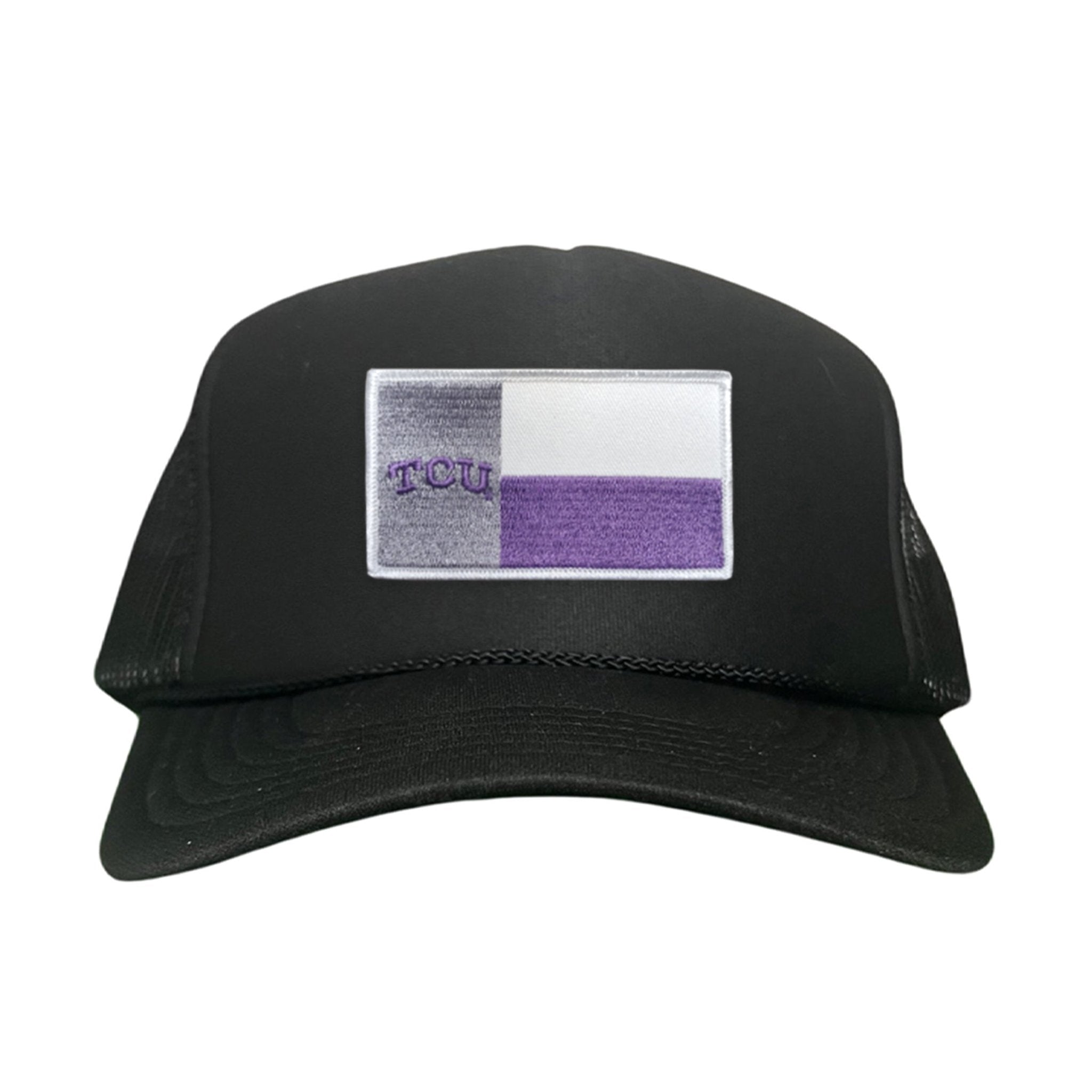 TCU Rectangle State Flag / Hats / 263 - Black Girl Golf