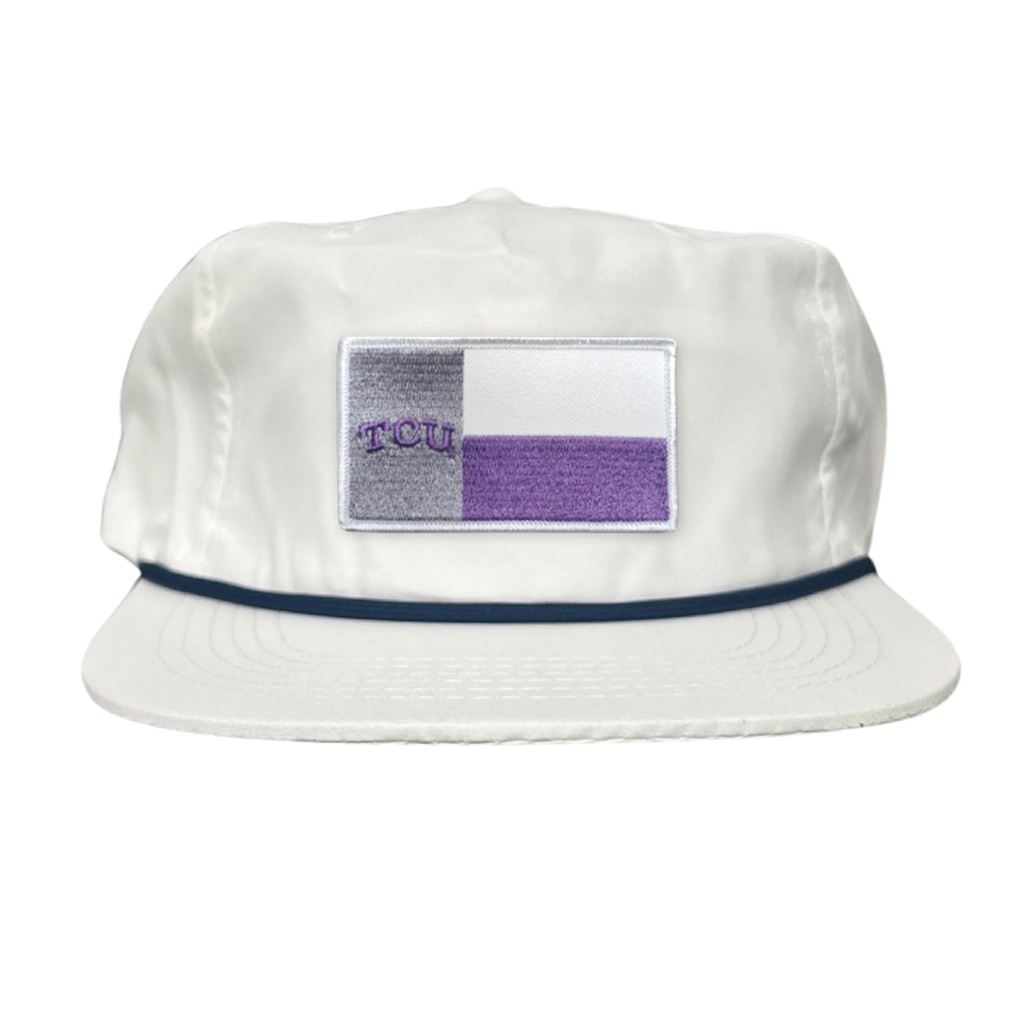 TCU Rectangle State Flag / Hats / 263 - Black Girl Golf