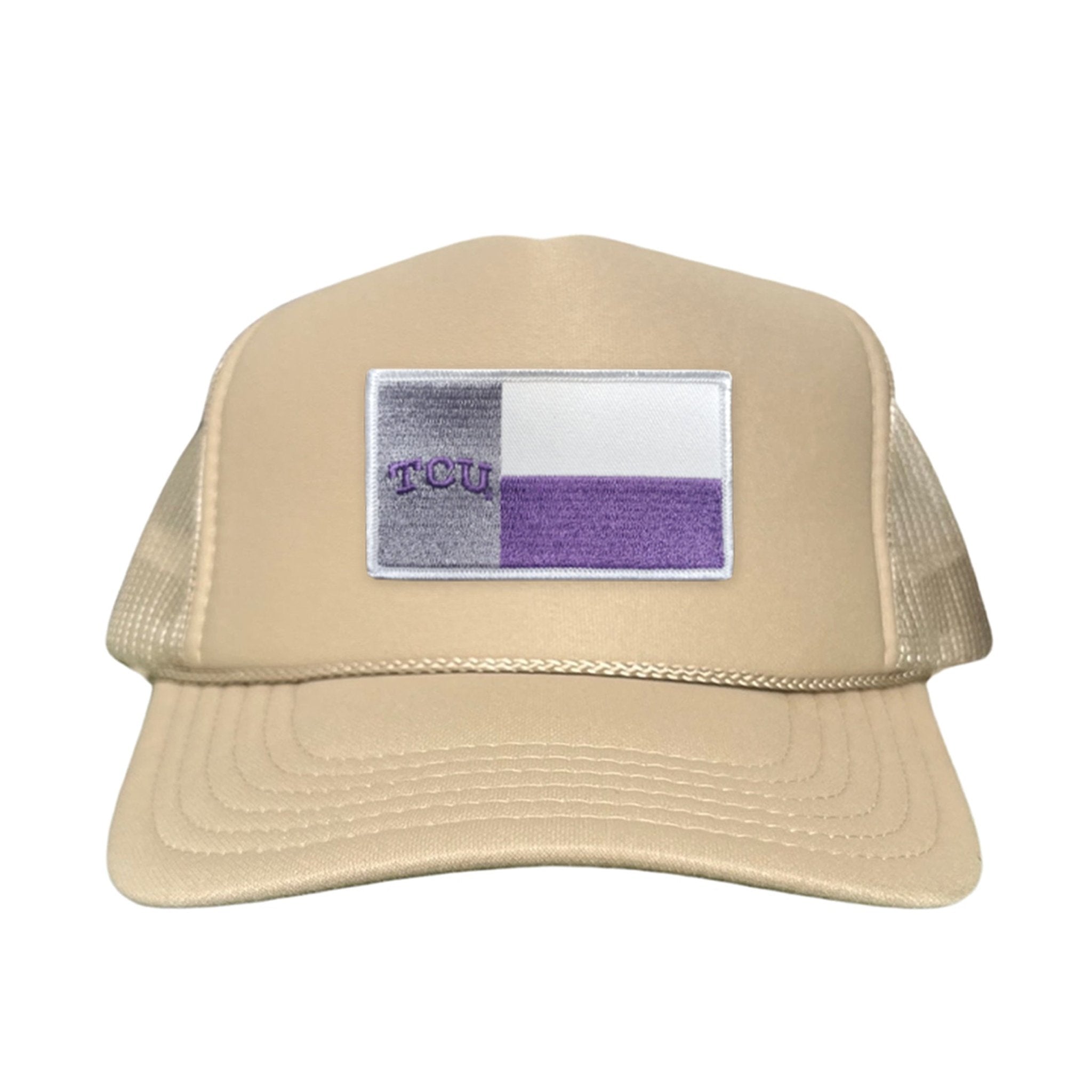 TCU Rectangle State Flag / Hats / 263 - Black Girl Golf