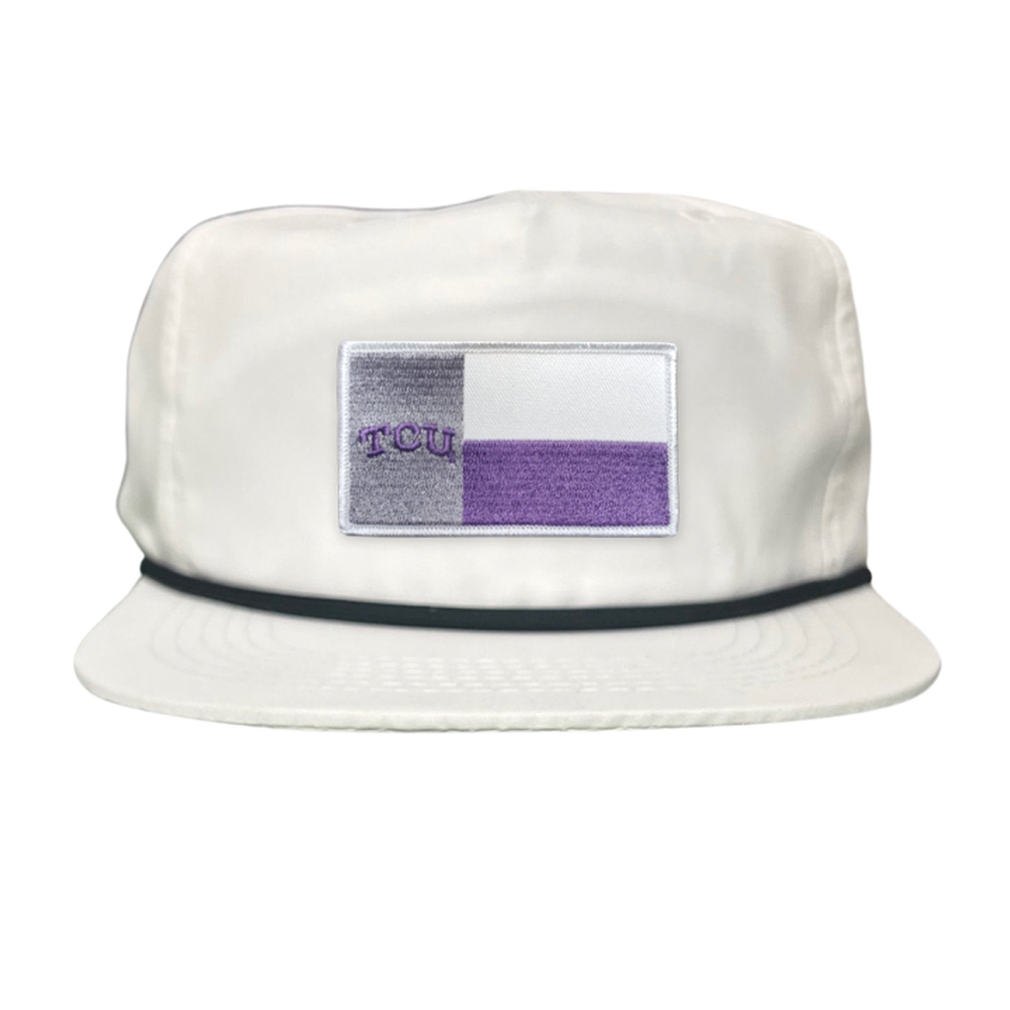 TCU Rectangle State Flag / Hats / 263 - Black Girl Golf