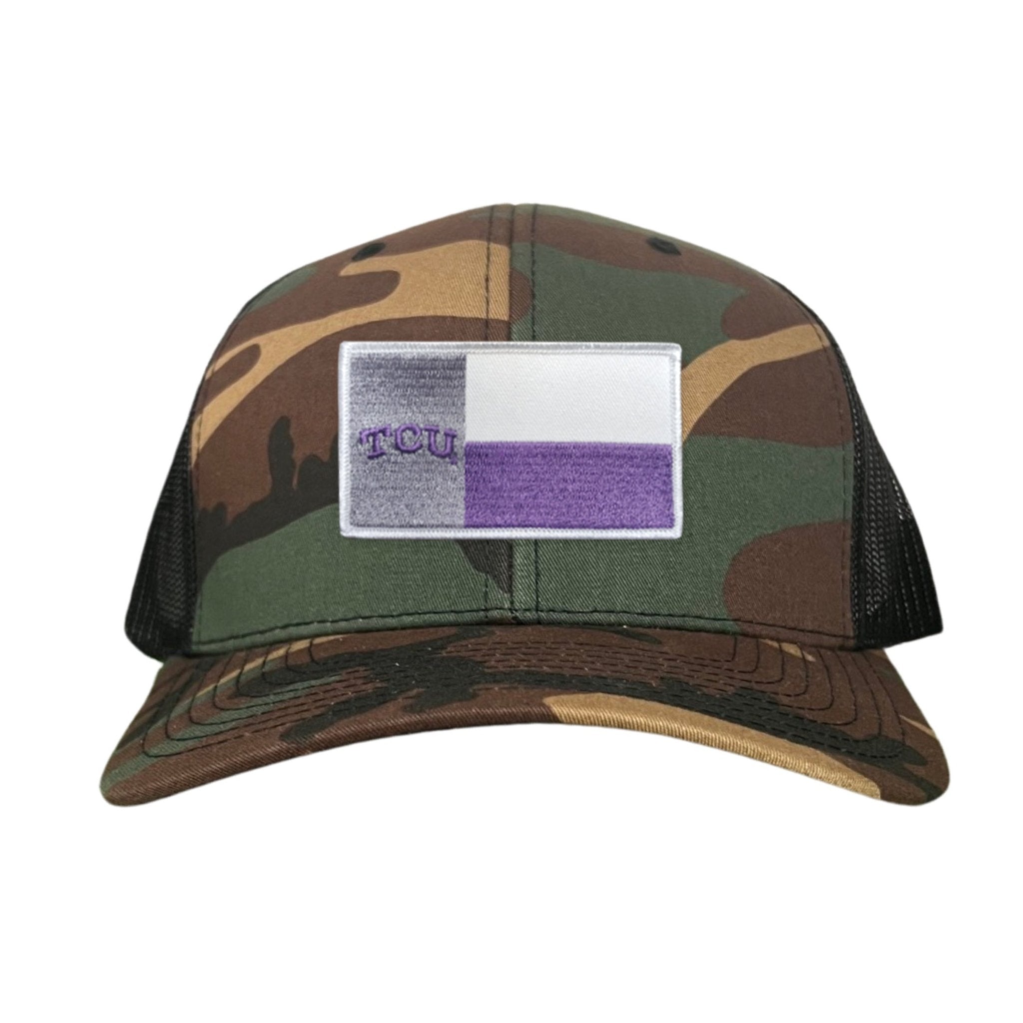 TCU Rectangle State Flag / Hats / 263 - Black Girl Golf