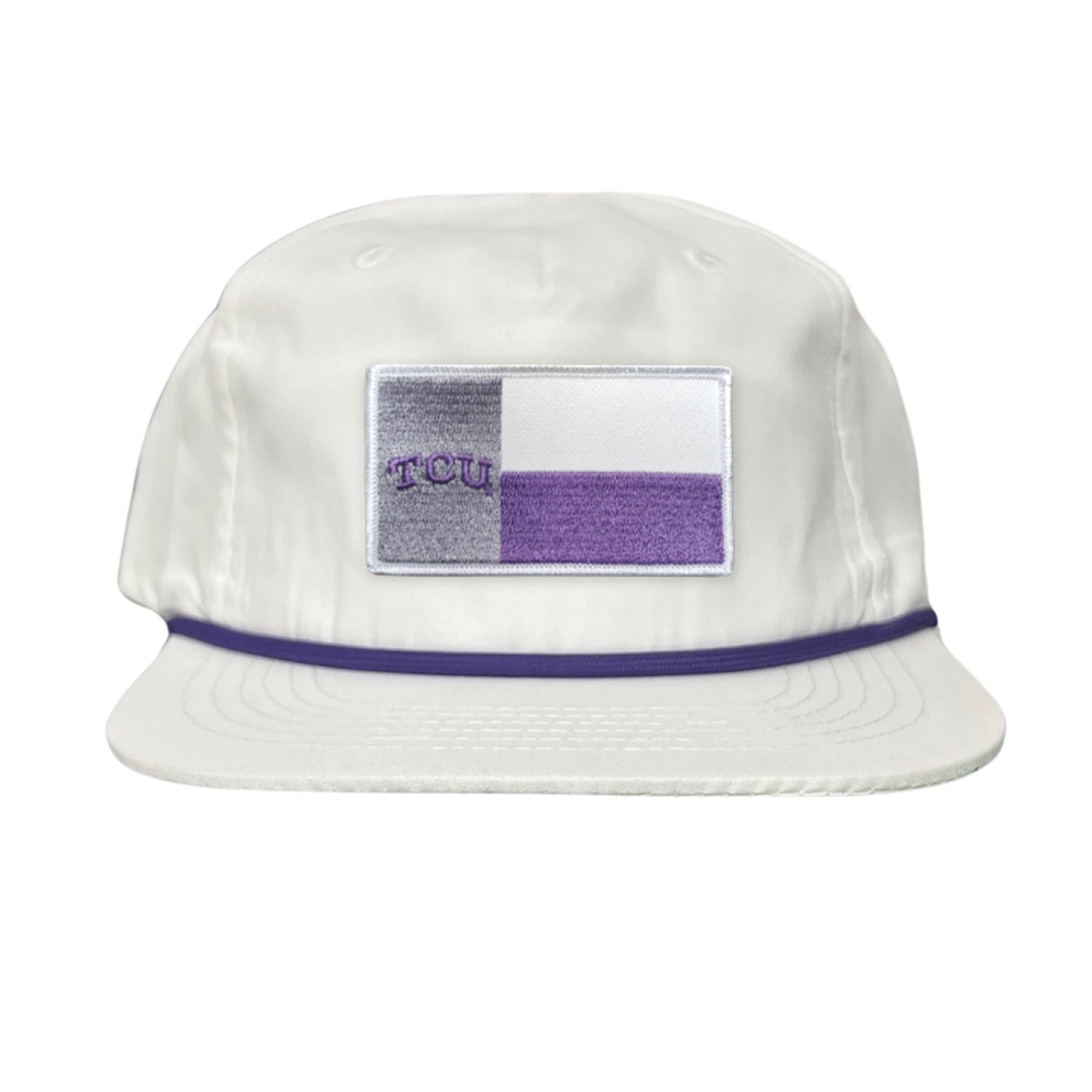TCU Rectangle State Flag / Hats / 263 - Black Girl Golf