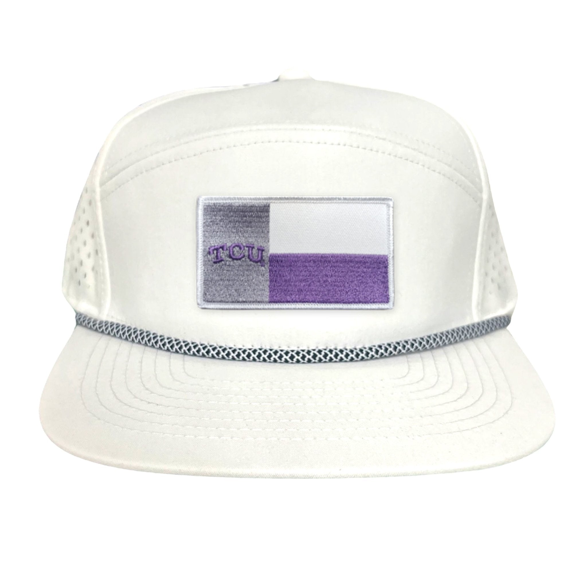 TCU Rectangle State Flag / Hats / 263 - Black Girl Golf