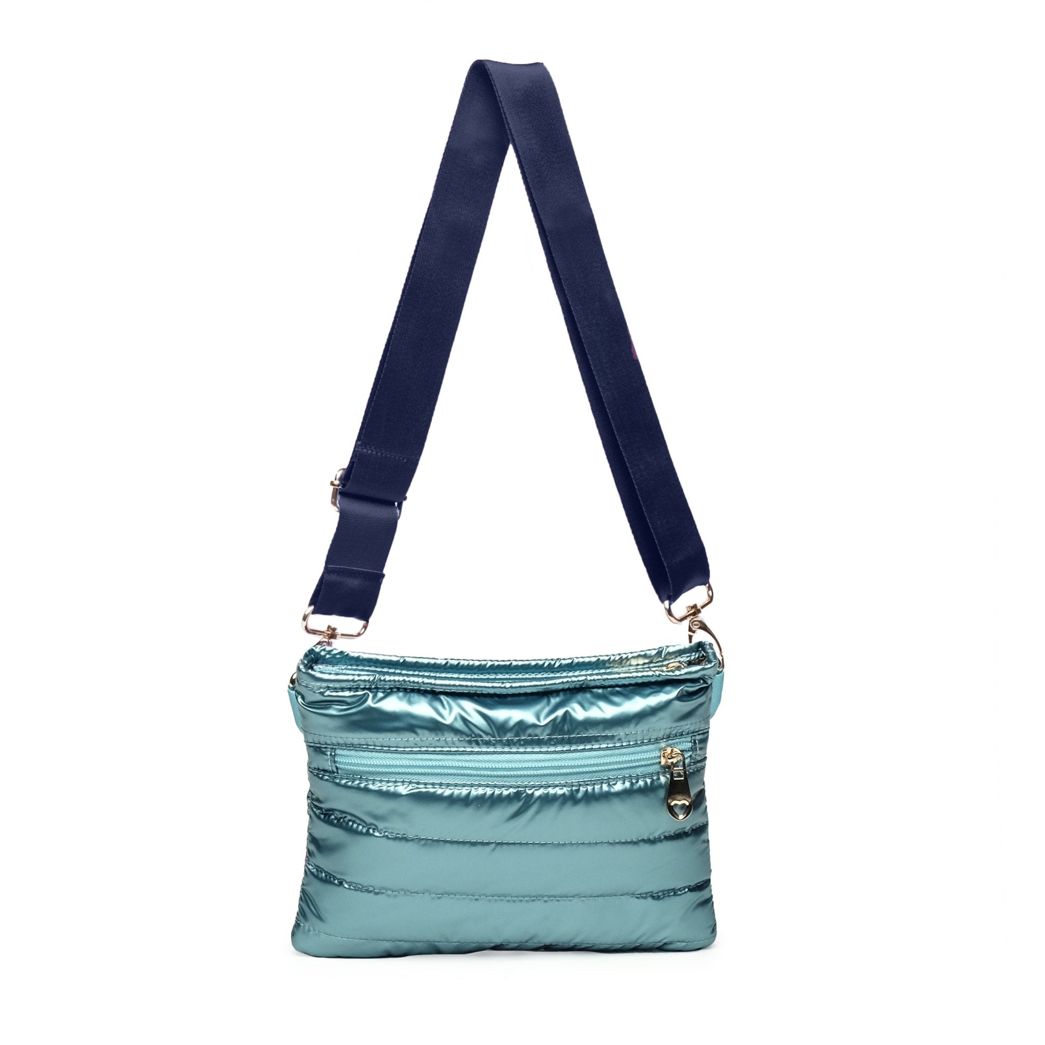 Teal Padded Crossbody Belt Bag - Black Girl Golf