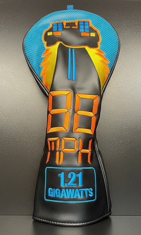 The Delorean Headcover - Black Girl Golf