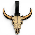 The Longhorn Clip-On Tag | Multi-Use Bag Tag, Travel Tag, Golf Accessory - Black Girl Golf