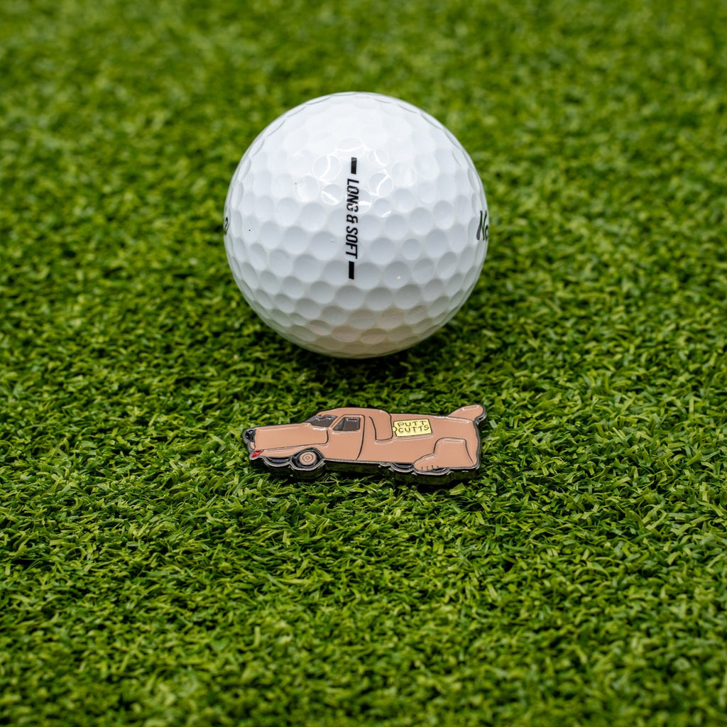 The Shaggin Wagon Ball Marker - Black Girl Golf