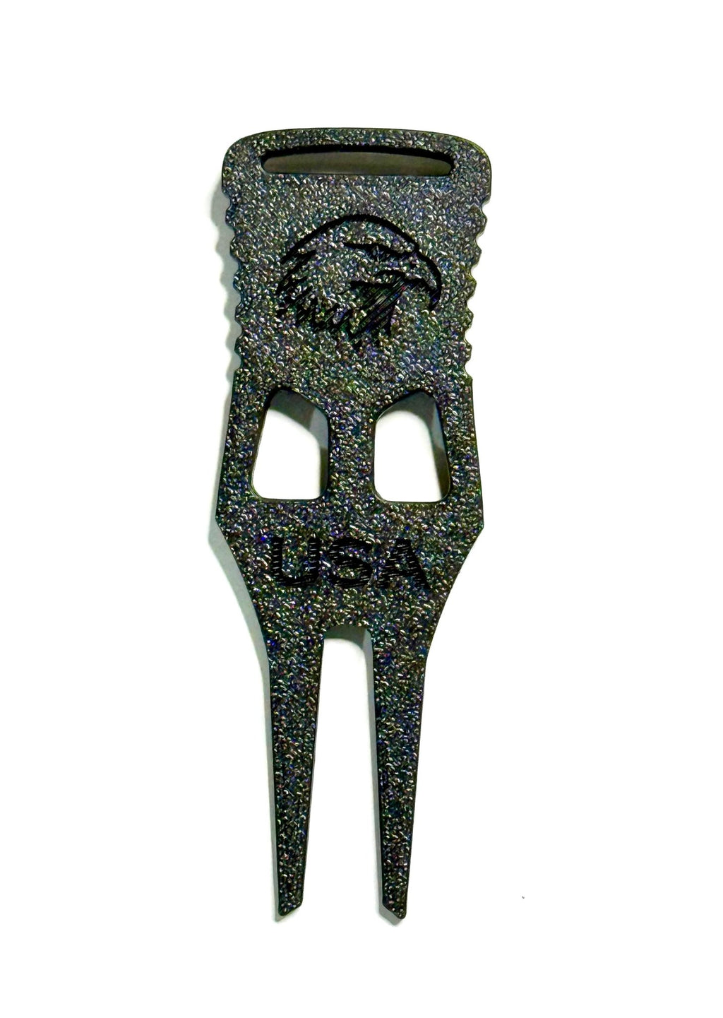 "The Vet" Divot Tool & Ball Marker 1.0 - Blackout - Black Girl Golf