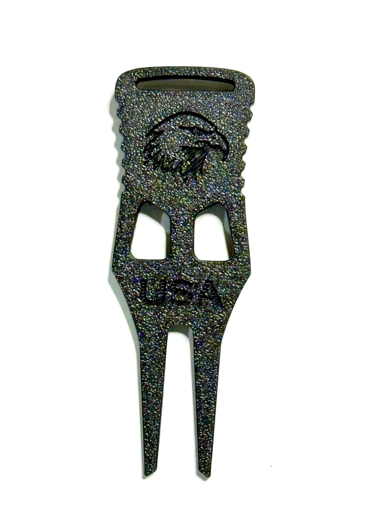 "The Vet" Divot Tool & Ball Marker 1.0 - Blackout - Black Girl Golf