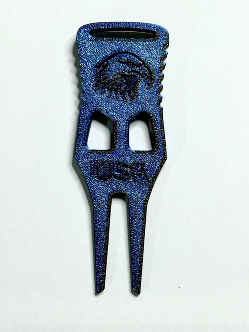 "The Vet" Divot Tool & Ball Marker 1.0 - Twelve - Black Girl Golf