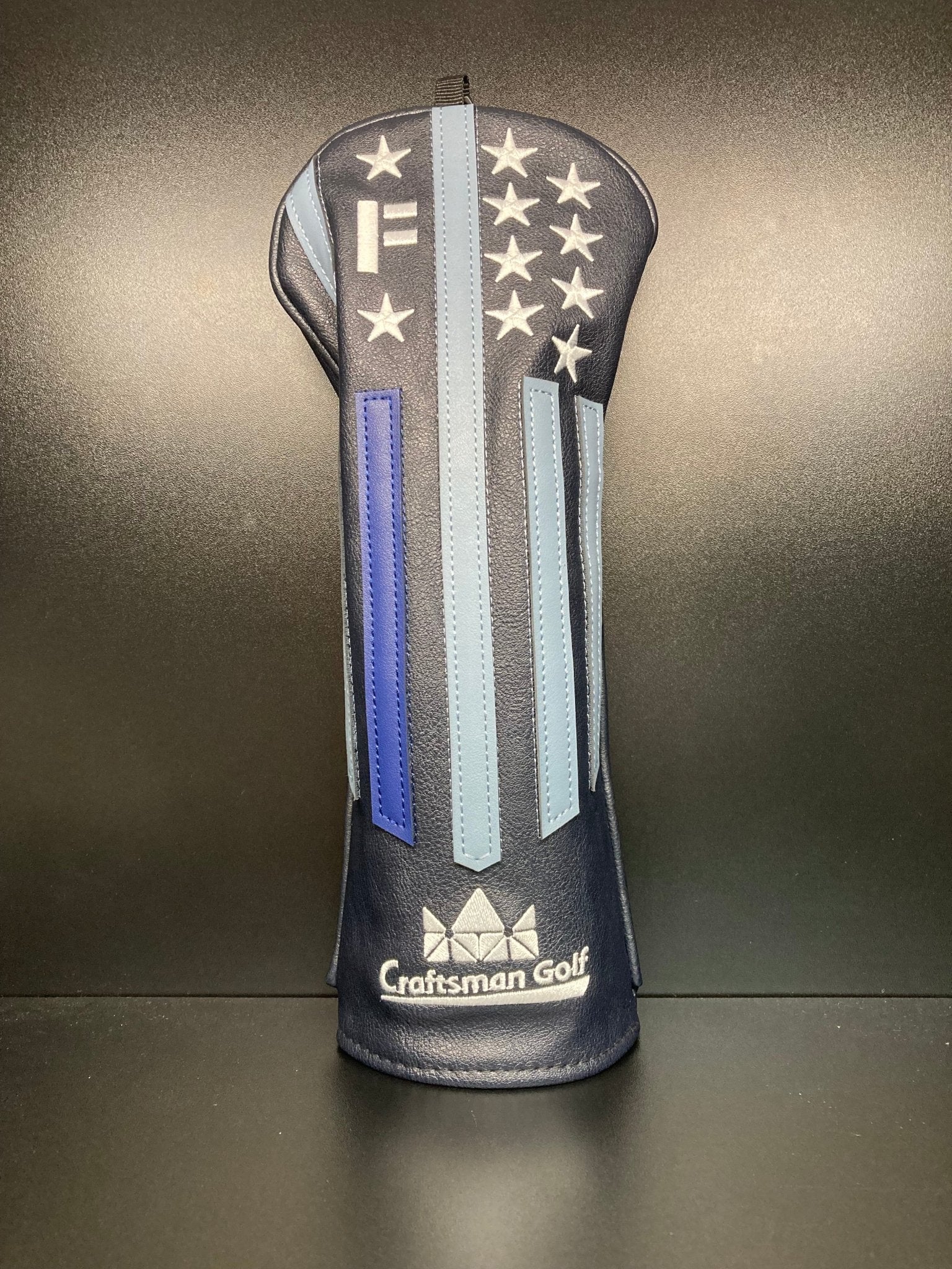 Thin Blue Line USA Flag Headcover - Black Girl Golf