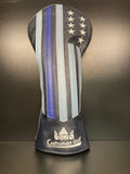 Thin Blue Line USA Flag Headcover - Black Girl Golf