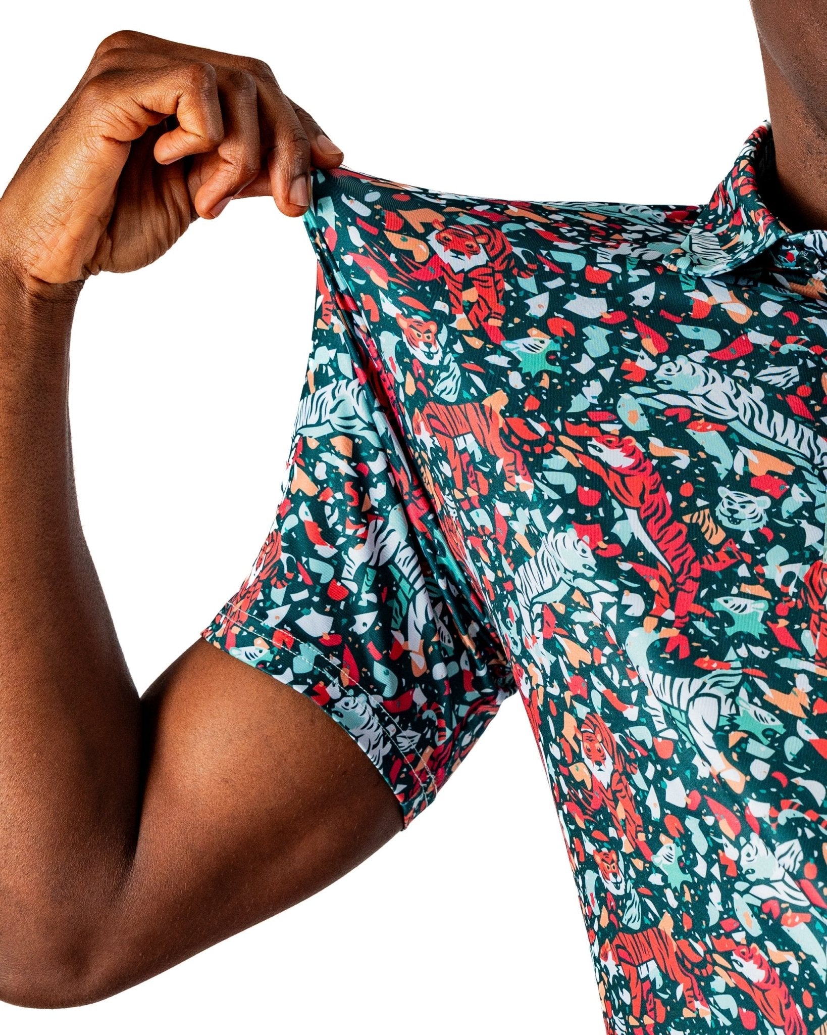 Tiger Shatter Teal - Black Girl Golf
