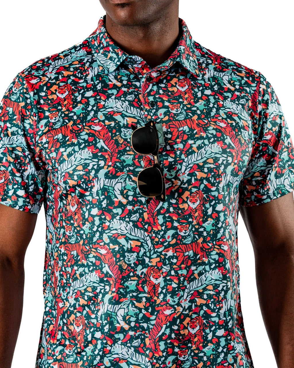 Tiger Shatter Teal - Black Girl Golf