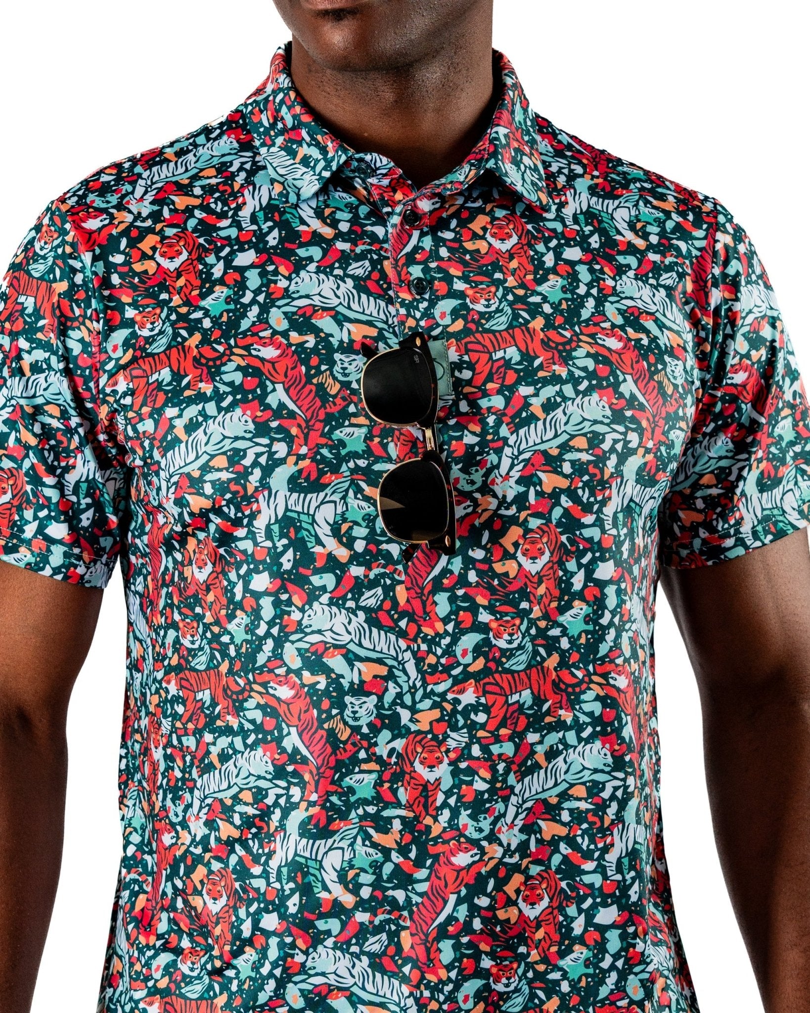 Tiger Shatter Teal - Black Girl Golf