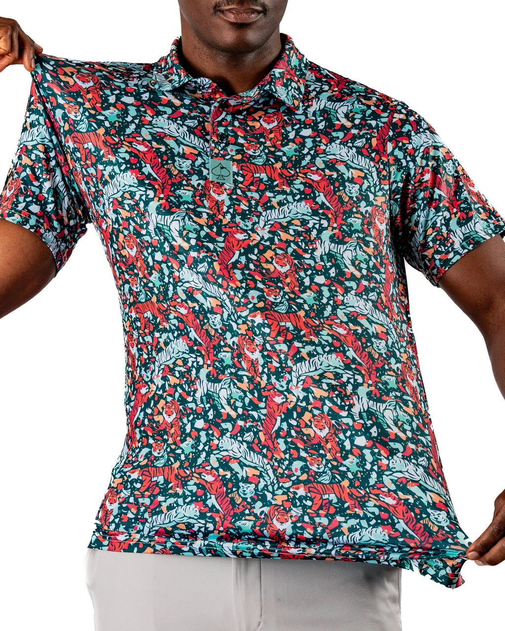 Tiger Shatter Teal - Black Girl Golf