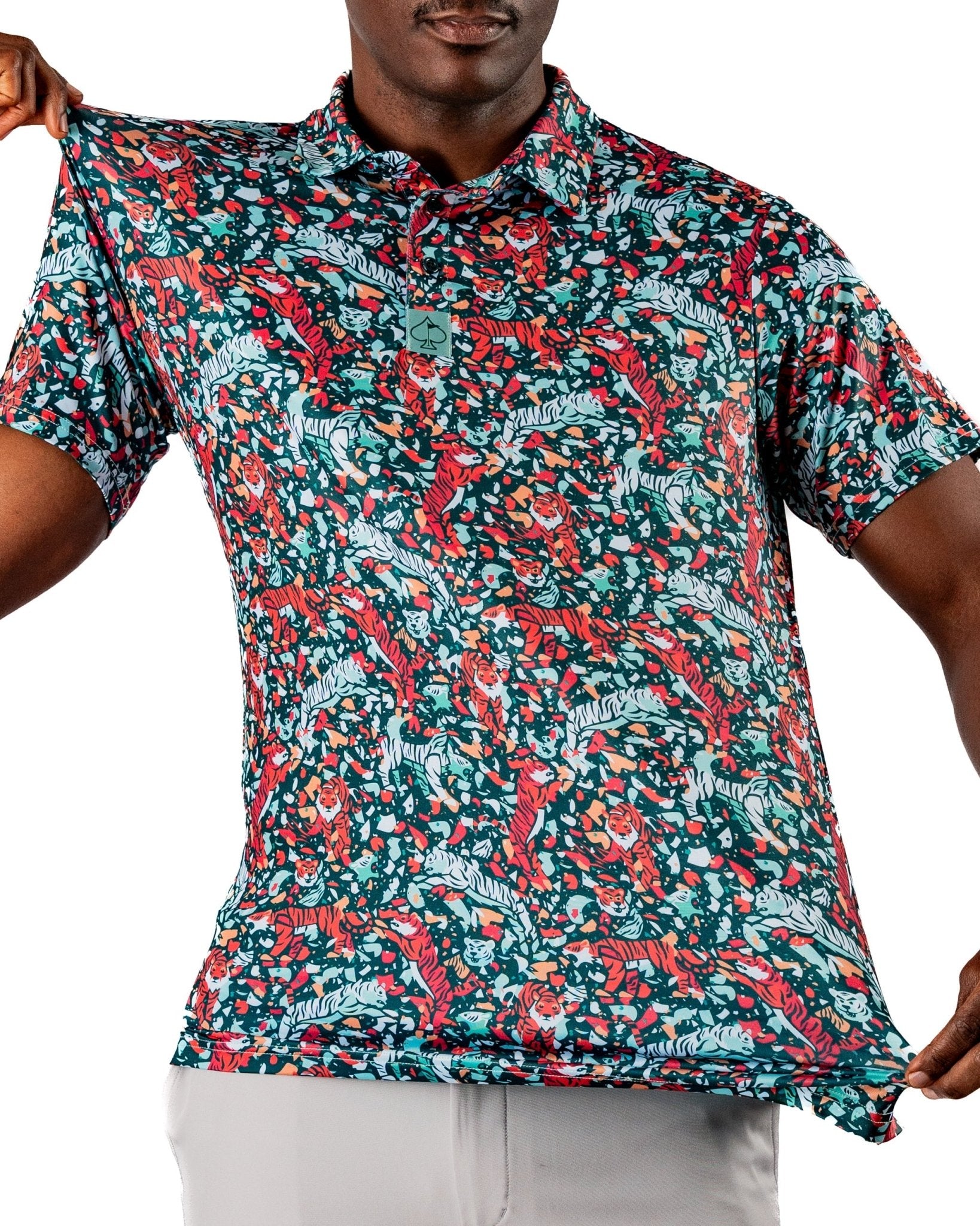 Tiger Shatter Teal - Black Girl Golf