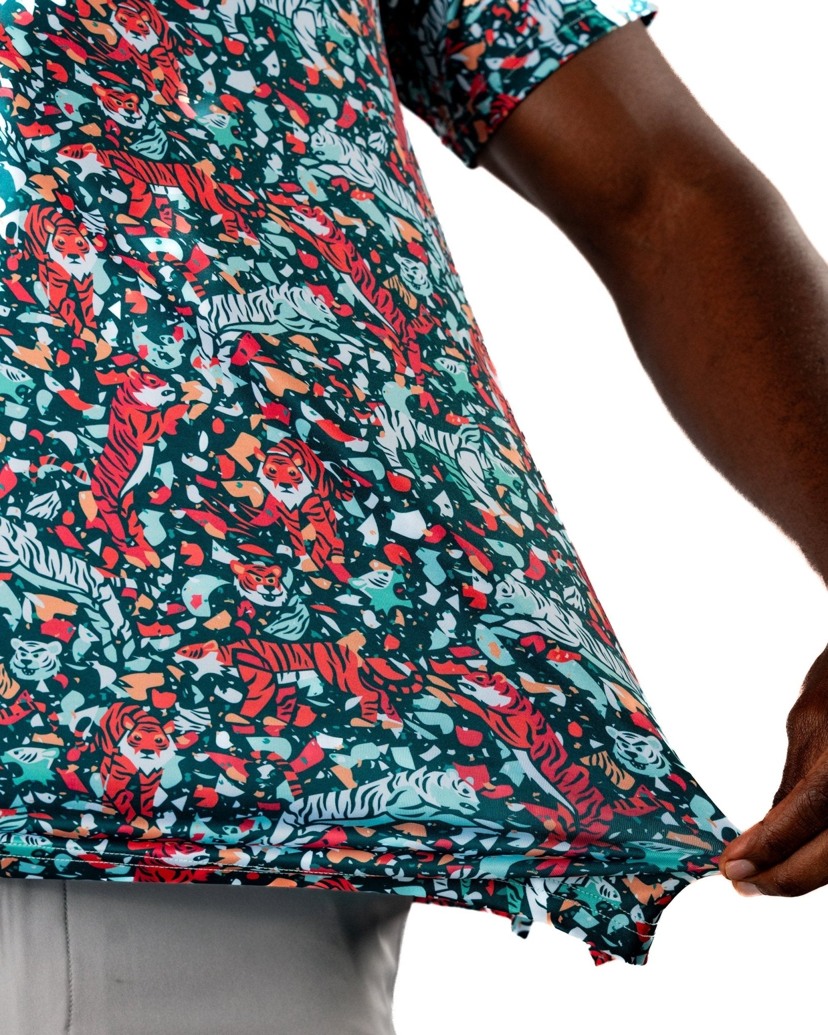 Tiger Shatter Teal - Black Girl Golf