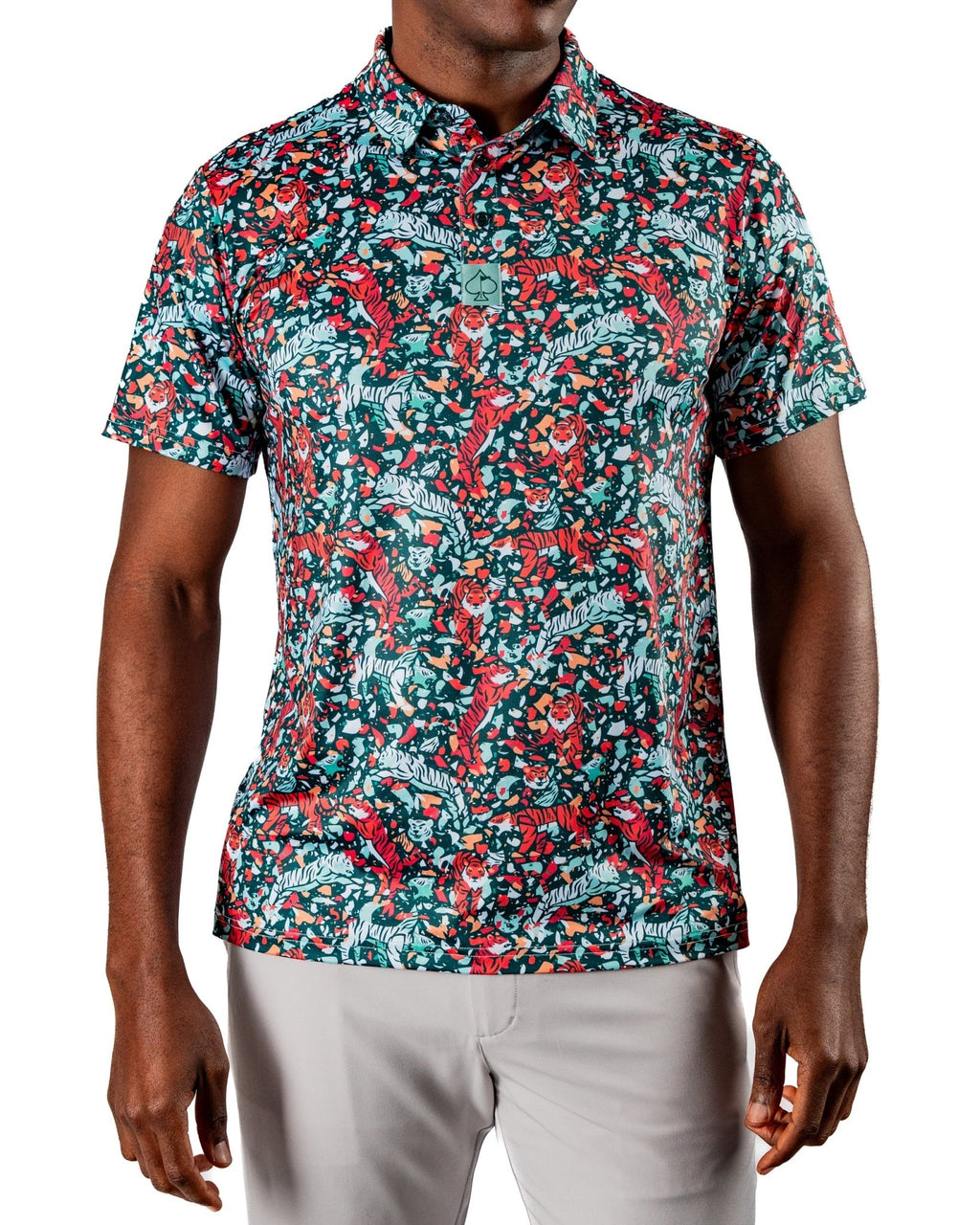 Tiger Shatter Teal - Black Girl Golf