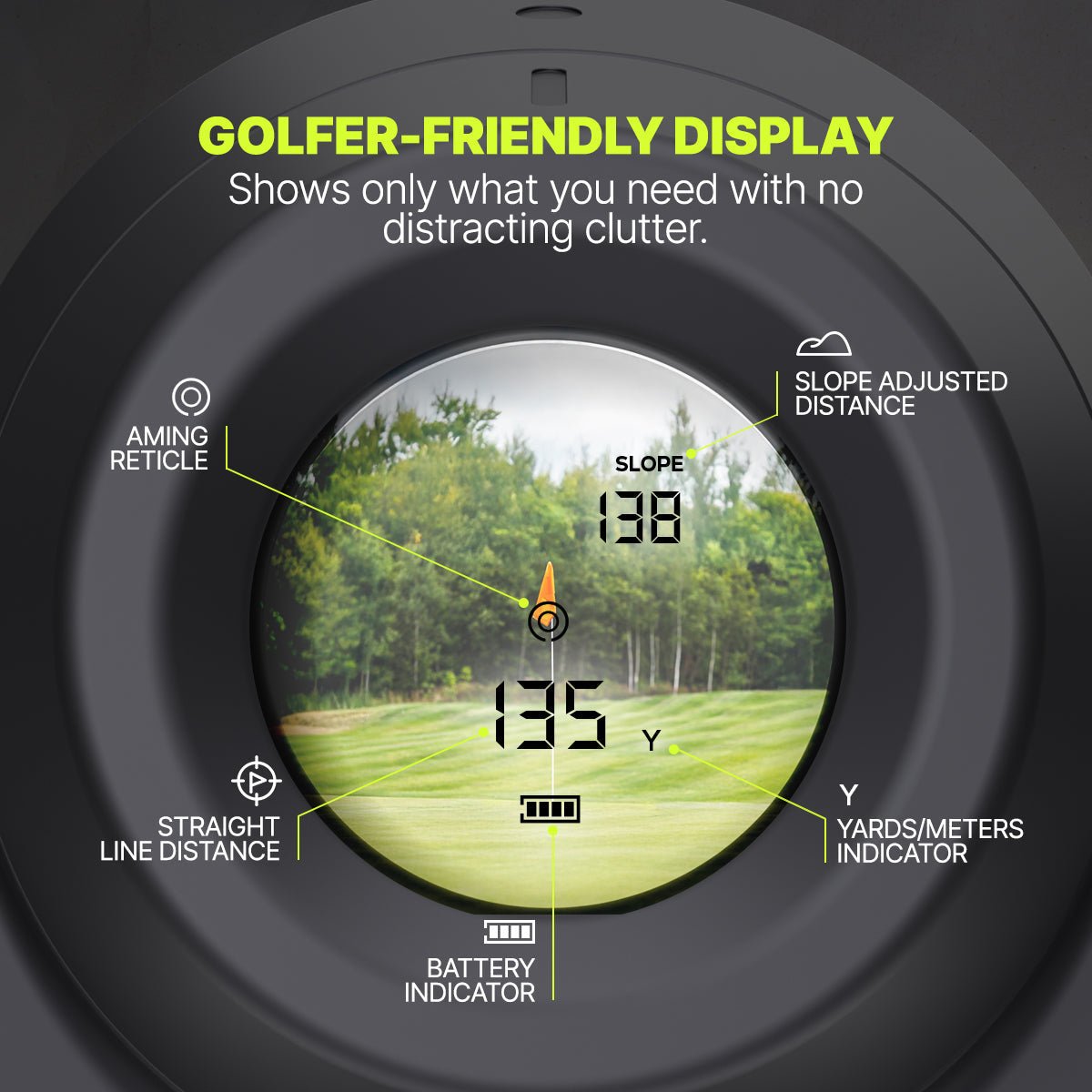Titan Elite Rangefinder - Black Girl Golf