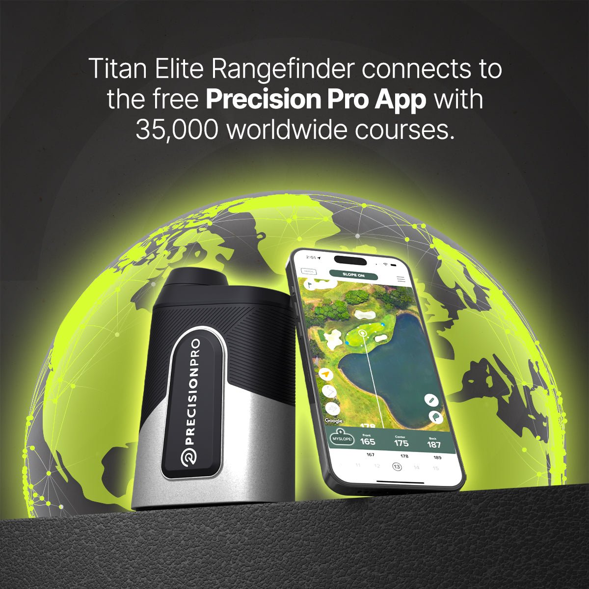Titan Elite Rangefinder - Black Girl Golf