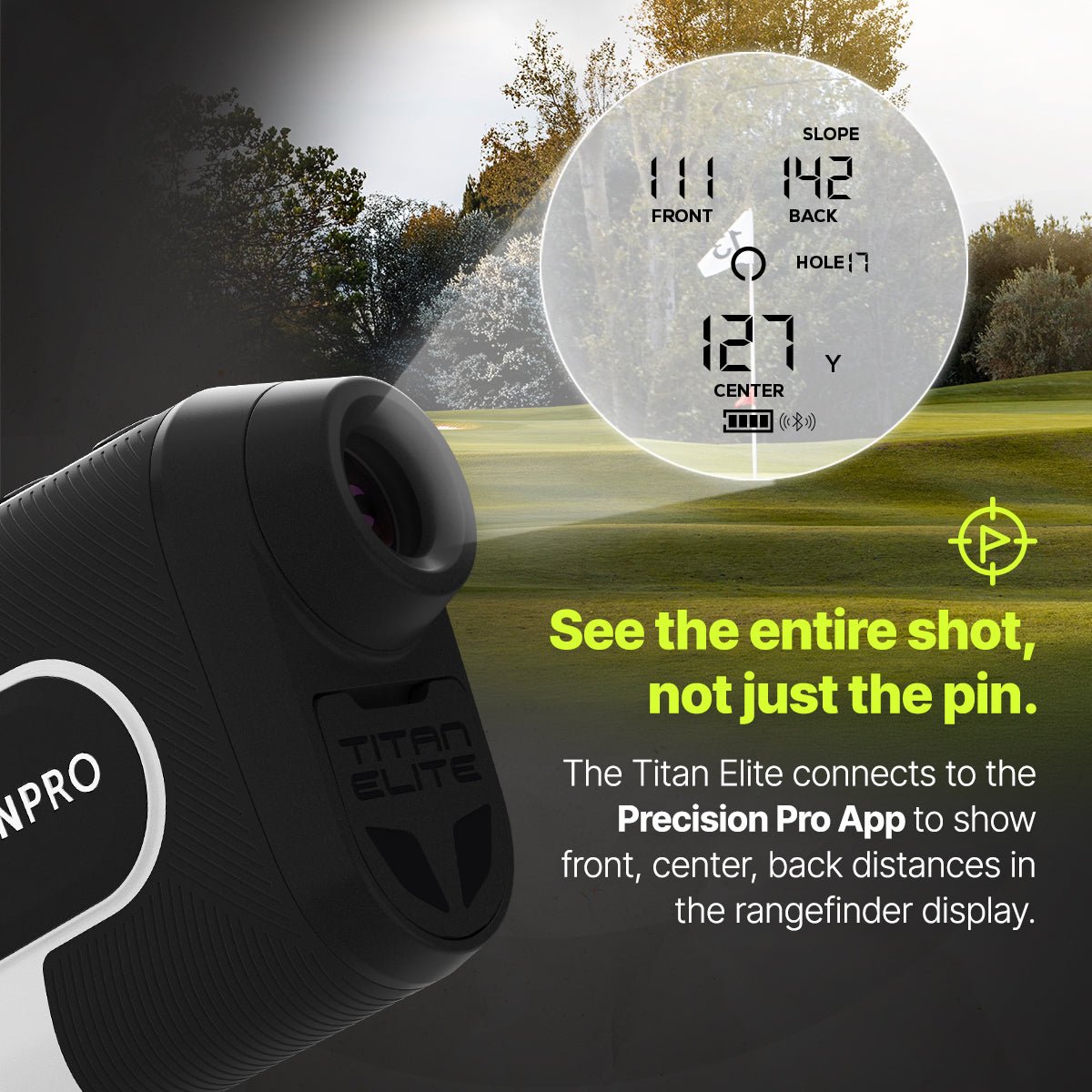 Titan Elite Rangefinder - Black Girl Golf