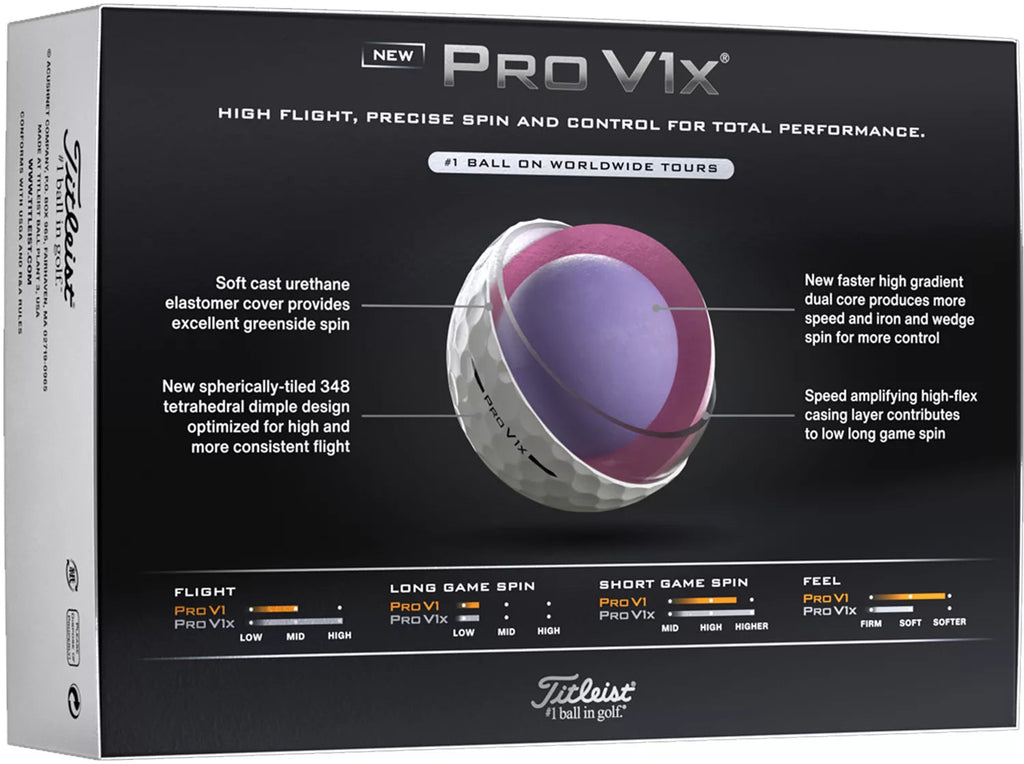 Titleist 2026 Pro V1x Golf Balls - Black Girl Golf