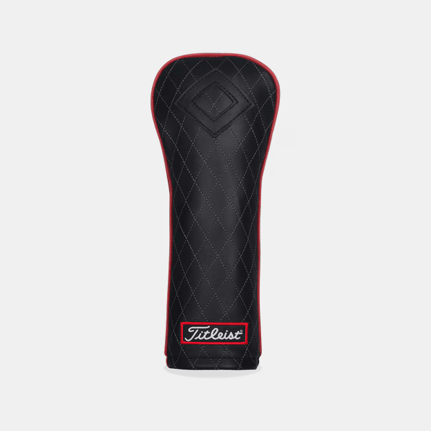 Titleist Jet Black Leather Headcover - Black Girl Golf