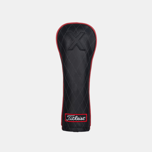 Titleist Jet Black Leather Headcover - Black Girl Golf
