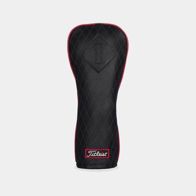 Titleist Jet Black Leather Headcover - Black Girl Golf