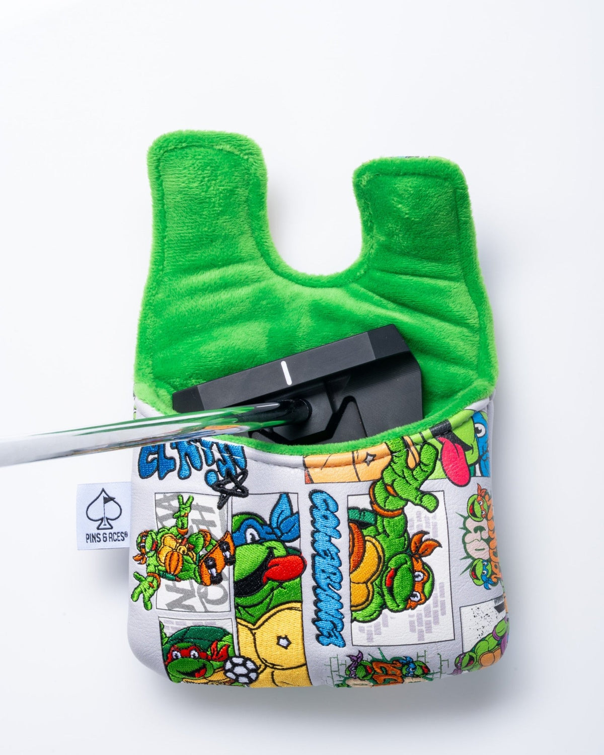 TMNT - Comics Center Shaft Mallet Putter Cover - Black Girl Golf