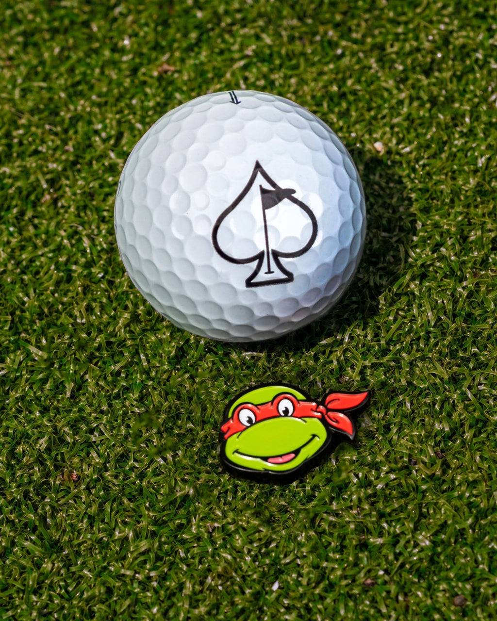 TMNT - Raphael Ball Marker - Black Girl Golf
