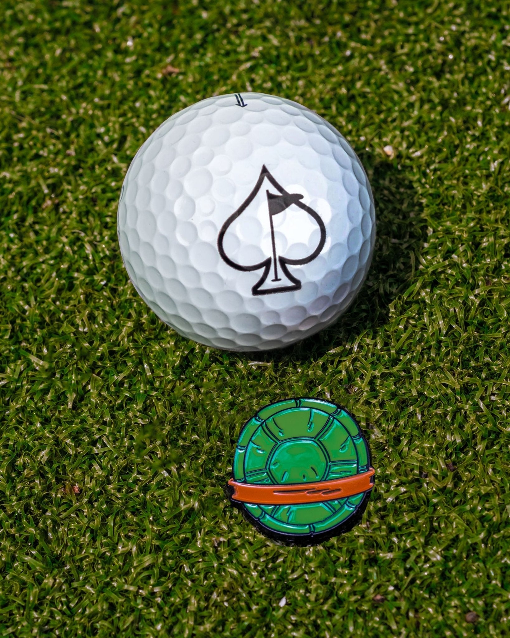 TMNT - Shell Shock Ball Marker - Black Girl Golf