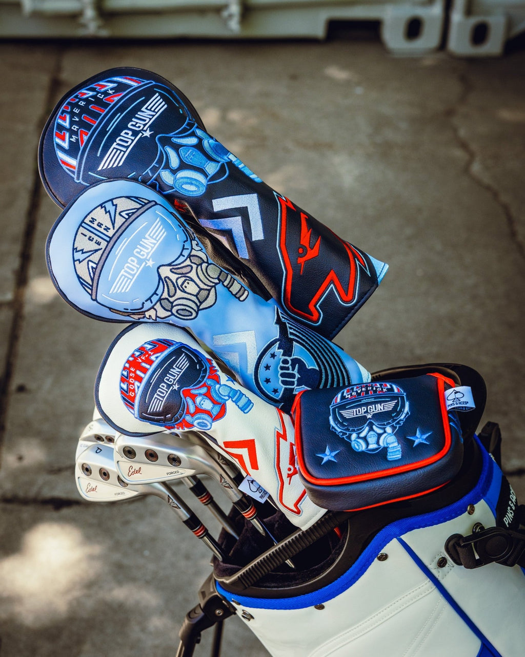 Top Gun - Ice Man Fairway Headcover - Black Girl Golf