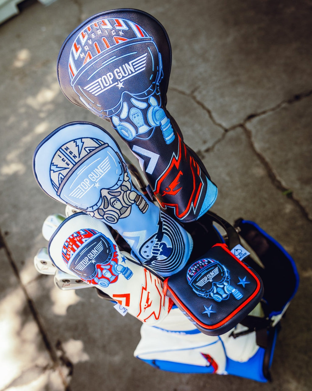 Top Gun - Maverick Mallet Headcover - Black Girl Golf