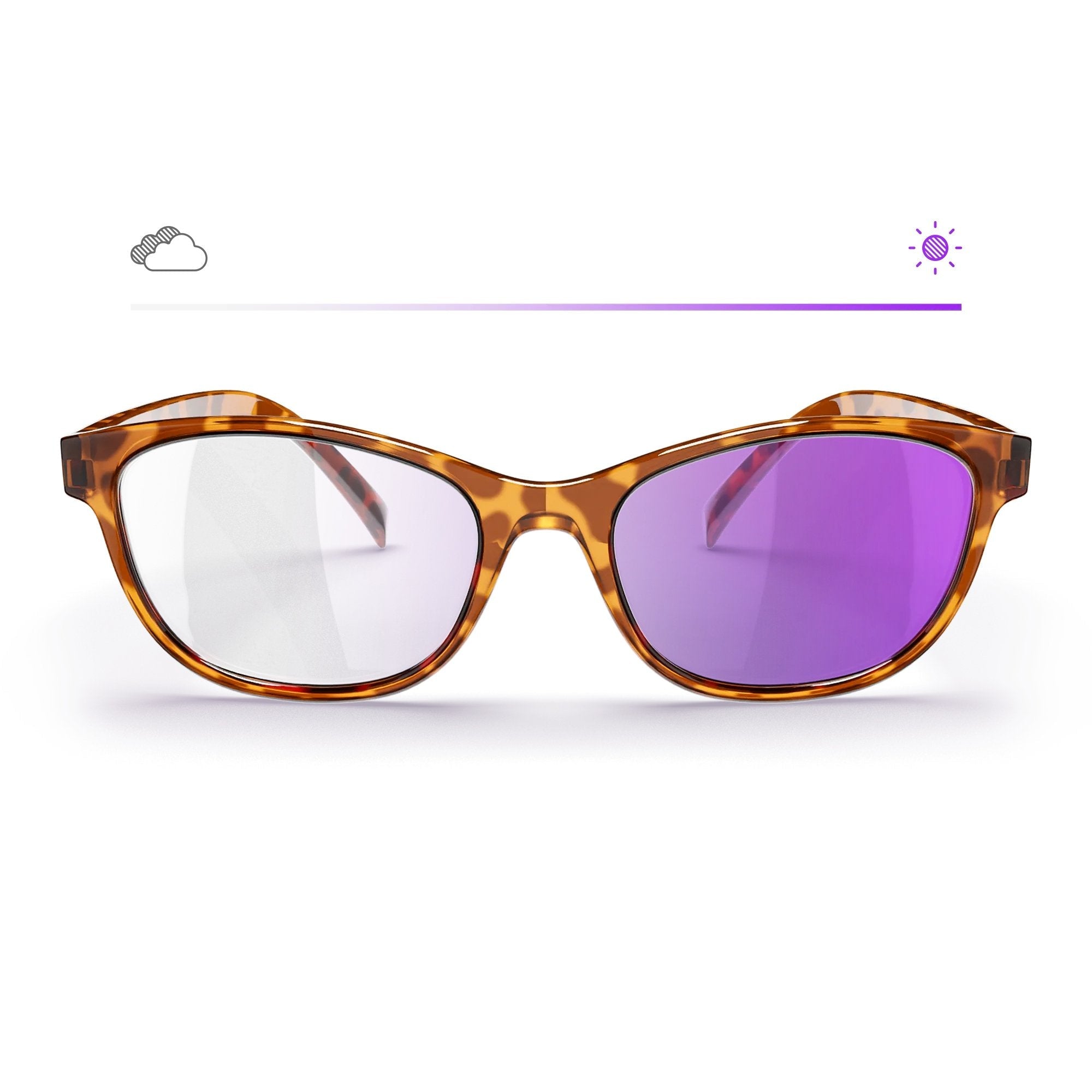 Tortoise Oval Prescription Transitions® Colors - Black Girl Golf