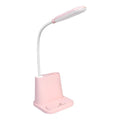 Touch Dimmable LED Desk Lamp 10W Wireless Charging/USB Charging Table Light for Children Kids Reading Study Bedside Bedroom Decorative Table Lamp Cute Study Lamps for Bedroom Décor - Black Girl Golf