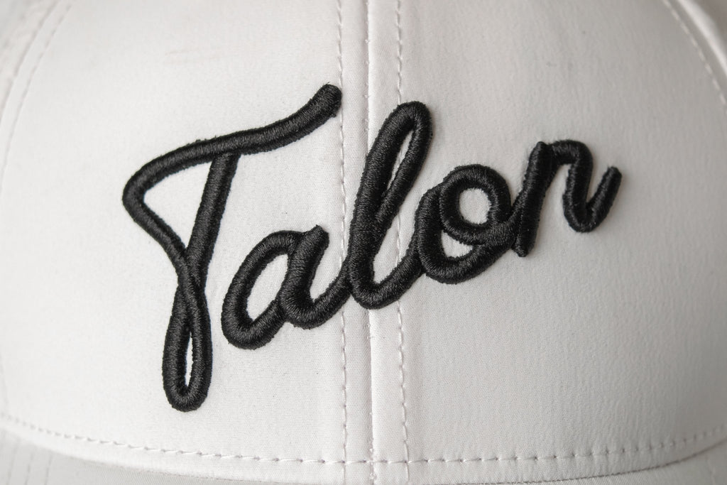 Tour Hat w/ Black Script - Black Girl Golf